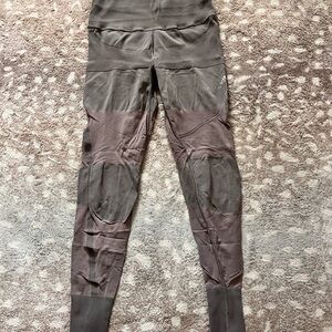 Adidas by Stella McCartney Seamless High-Waist Leggings in Dark Brown/Charcoal